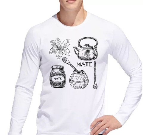 Remera De Hombre Argentina Cultura Mate Yerba Ml