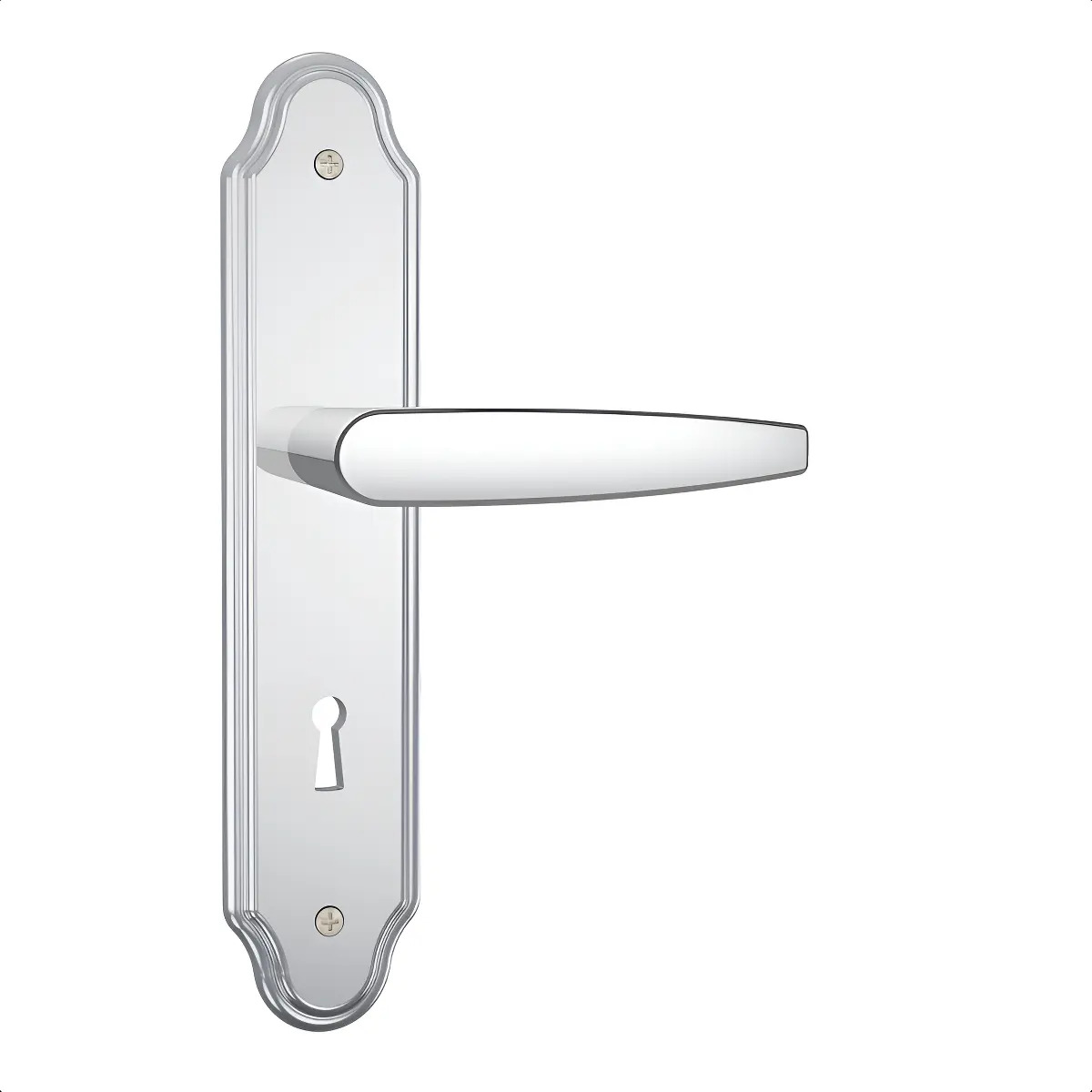 Fechadura Stam 813/33 Interna Larga Espelho Inox