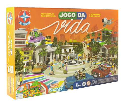 Jogo Da Vida | Tabuleiro Nova Edição C/ Aplicativo - Estrela