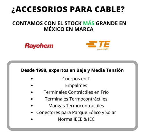 Csja-3523m5 / Empalme Contráctil Frío / 1/0-350 Kcmil / 35kv
