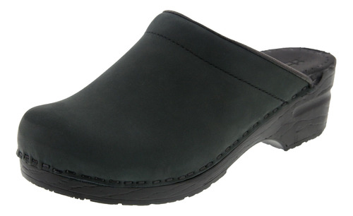 Bjork Pu Open Back Leather Clogs (eu-40, B B07ss5x53b_070424