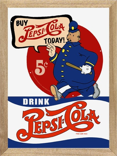 Pepsi Cola , Cuadro , Gaseosa ,bebida , Publicidad      X539