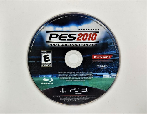 Pro Evolution Soccer 2010 Playstation 3