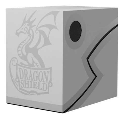 Dragon Shield Double Shell 150 + Cards Deck Box Ashen White