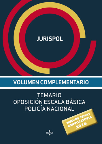 Libro Volumen Complementario Temario Oposición Escala Básica