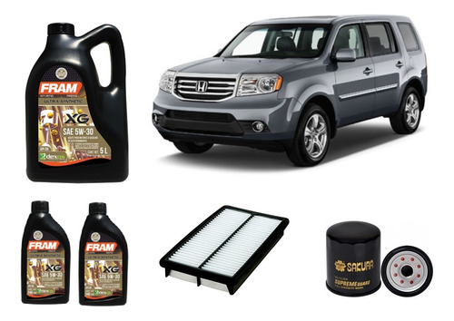 Honda Pilot 2009-2015 - Kit Filtros & Aceite Sintetico