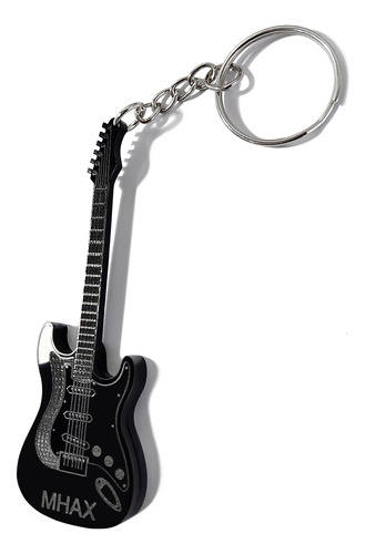 Llavero Guitarra Eléctrica Personalizable. De Acrílico