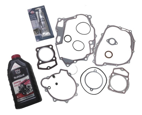 Kit Empacadura Beradt 200cc Aceite 4t Superior Y Silicón 