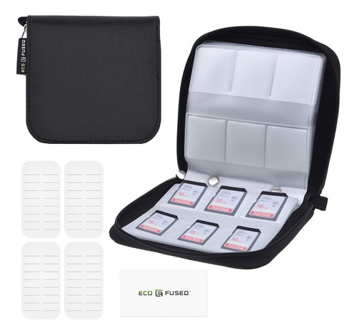 Eco-fused Memory Card Case - Se Adapta Hasta 44x Sd, Sdhc, M