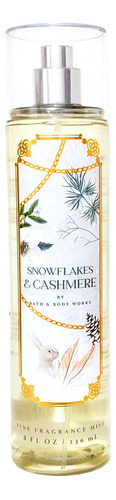 Bath & Body Works Snowflakes & Cashmere Splash Edição Natal