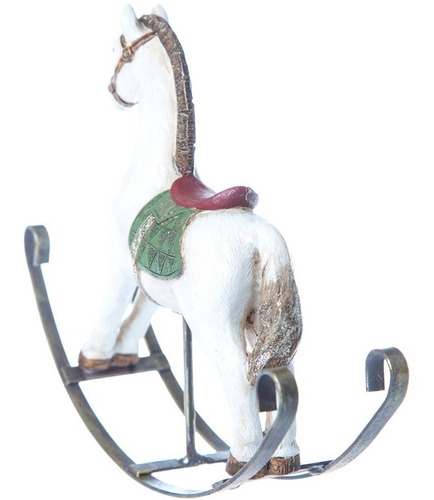 Muñecos Navideños Running Caballo Mecedor Mediano