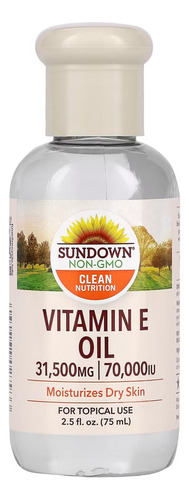 Aceite Vitamina E 100% Pura 75.000 Ui 75ml - Sundown 