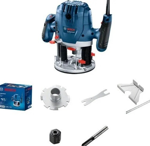 Imagen 3 de 5 de Fresadora Router Rebajador Tupi Vel. Variable Bosch Gof 130