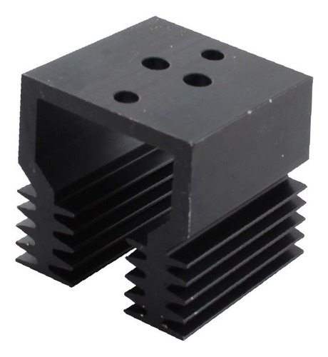 Electronic Component Transistor Black Aluminium Heatsink