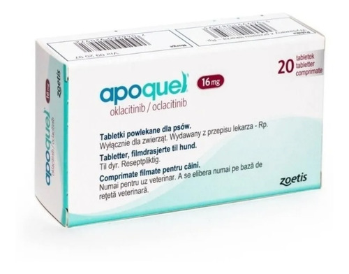 Apoquel Dermatologico Zoetis 16mg 20 Tabs