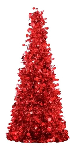 Arbolito Navidad Rojo Mesa 25 Cm Alto Deco Arbol Navideño