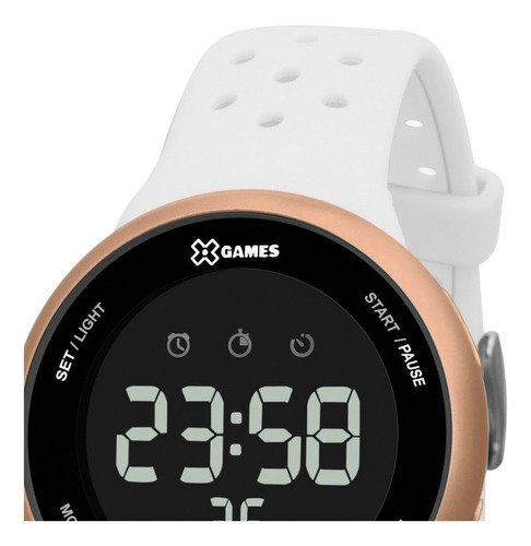Relógio Feminino Masculino Xgames Digital Rosê Xfppd059 Pxbx