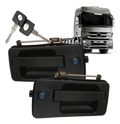 Par Maçaneta Externa Chave Porta Mb Axor 2009 2010 2011 2012