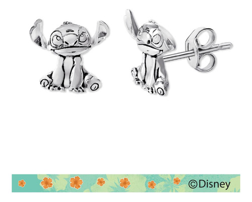 Pendientes Disney Lilo & Stitch Pendientes Stitch Chapados