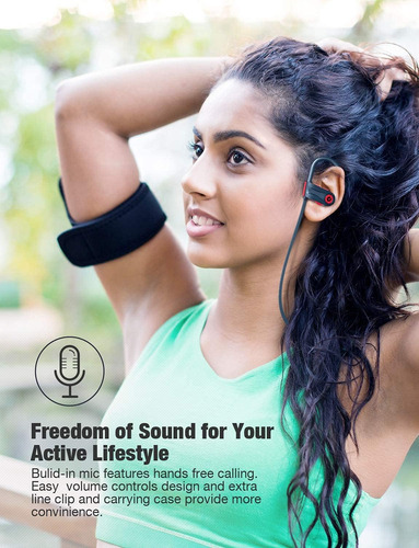 Otium Auriculares Deportivos Inalámbricos Bluetooth 53 En