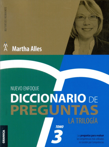 Diccionario De Preguntas. Tomo 3 - Martha Alles