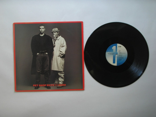 Lp Vinilo Pet Shop Boys So Hard  Edición Usa 1990