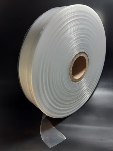 Imagen 10 de 10 de Bolsa Tubo, Bobina Polietileno 6 Cm. Ancho Cristal X 500 Mt.