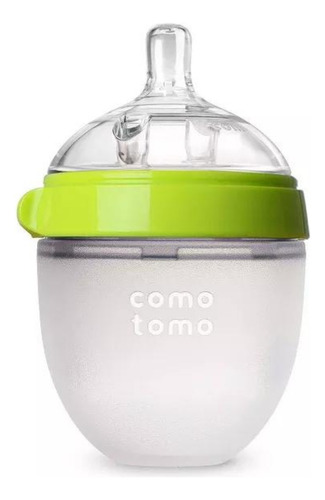 Biberón Comotomo 5 Onzas (150 Ml) Color Verde 1 Pieza