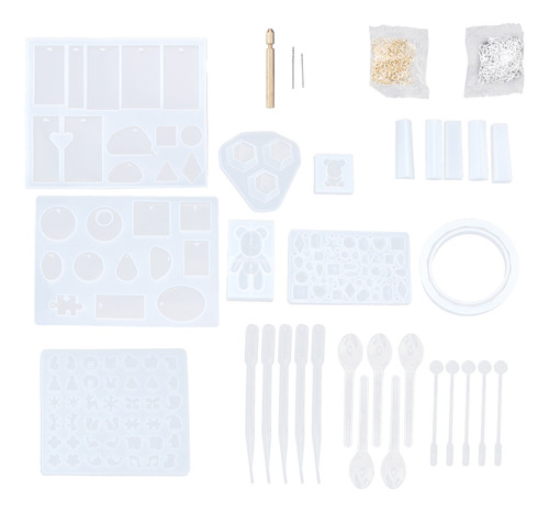 Moldes De Resina, Herramientas Para Moldear Joyas, Pendiente