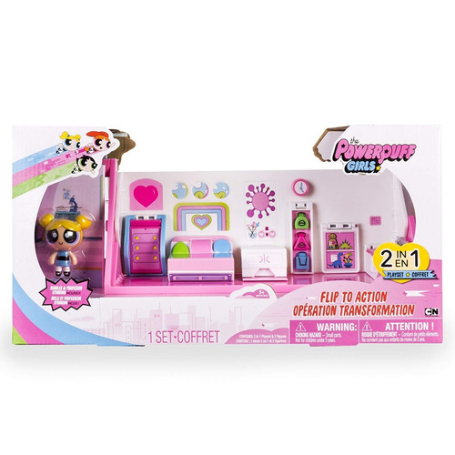 Professor Utônio Playset 2 Em 1 As Meninas Superpoderosas