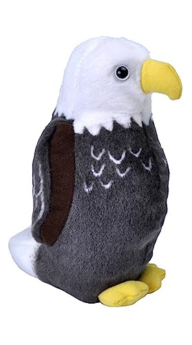 Wild Republic Audubon Birds Bald Eagle Plush With Authentic
