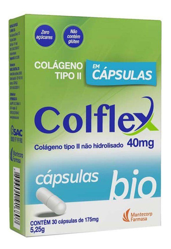 Colflex Bio 40mg Com 30 Capsulas