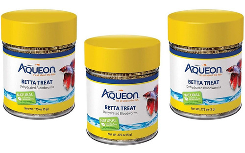 Aqueon Betta Bloodworm Treat, 0.175 Oz