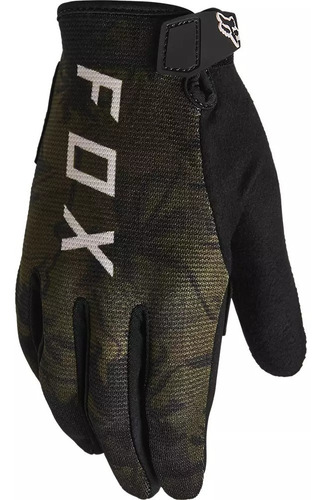 Guantes Fox Mtb Ripley Mujer Negro Verde Bici  Bmx Moto