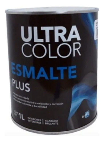 Pintura Esmalte Secado Rapido Ultracolor Plus 4 Litros Color Cafe