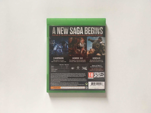 Gears Of War 4 - Xbox One - Físico - Impecable