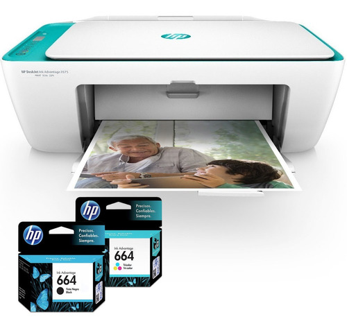 Impresora Hp 2675 Multifuncion Fotocopia Wifi Deskjet Usb