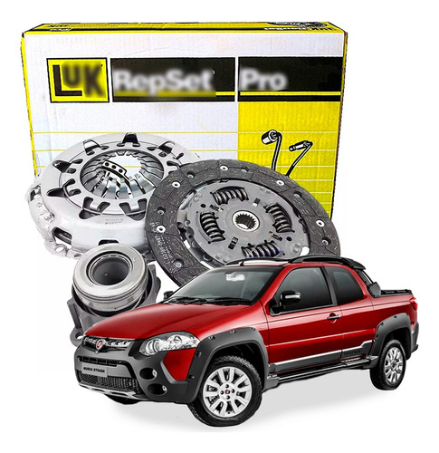 Kit Embreagem Strada 1.8 16v Etorq 2010 2011 2012 2013 2014