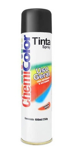 Tinta Spray Preto Fosco 400ml