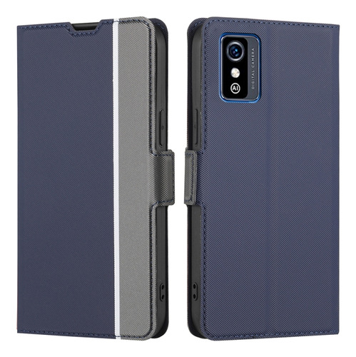 Funda De Piel Con Textura De Sarga Para Zte Blade L9