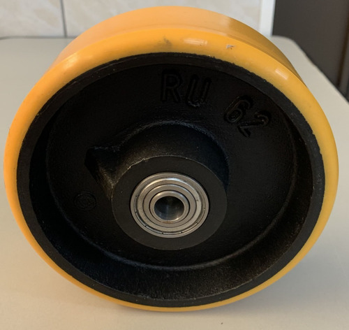 Imagem 3 de 3 de Roda Direcional Ferro Com Pu 150 X 50