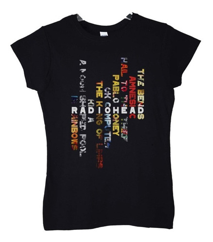 Polera Mujer Radiohead Albums Rock Abominatron