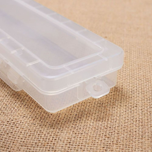 Caja De Almacenamiento De Lápices Transparente, 1 Unidad
