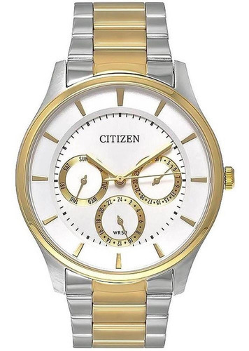 Relógio Citizen Masculino Misto Multifunção Slim Tz20608b