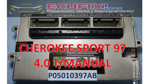 Computadora Ecm Pcm Jeep Cherokee 97 4.0 6 Cil T/manual 5vel