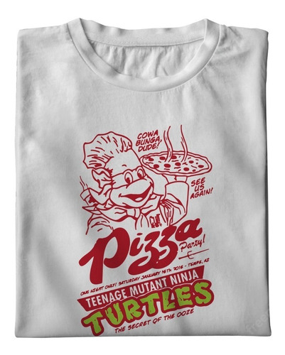 Remera Algodón Estampada Diseño Tortugas Ninja 