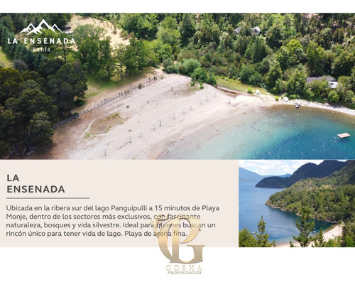 Leve Inclinación Acceso A Playa Con Vista Al Lago Y Volcanes