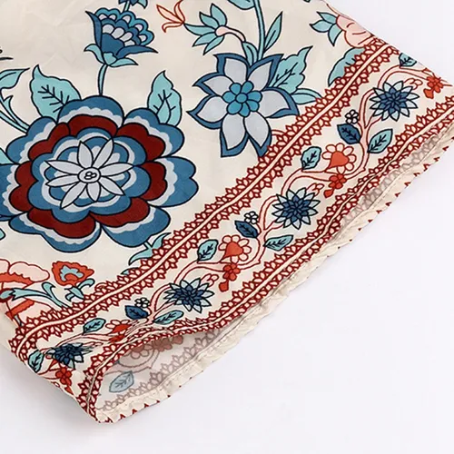 Blusa Boho Con Estampado De Cordones Para Mujer, Estilo Vint