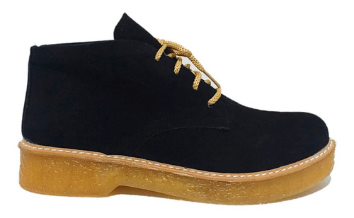 Imagen 2 de 5 de Borcego Niza Gamuza Black