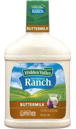 Aderezo Ranch Hidden Valley Buttermilk 1.06l**importado**